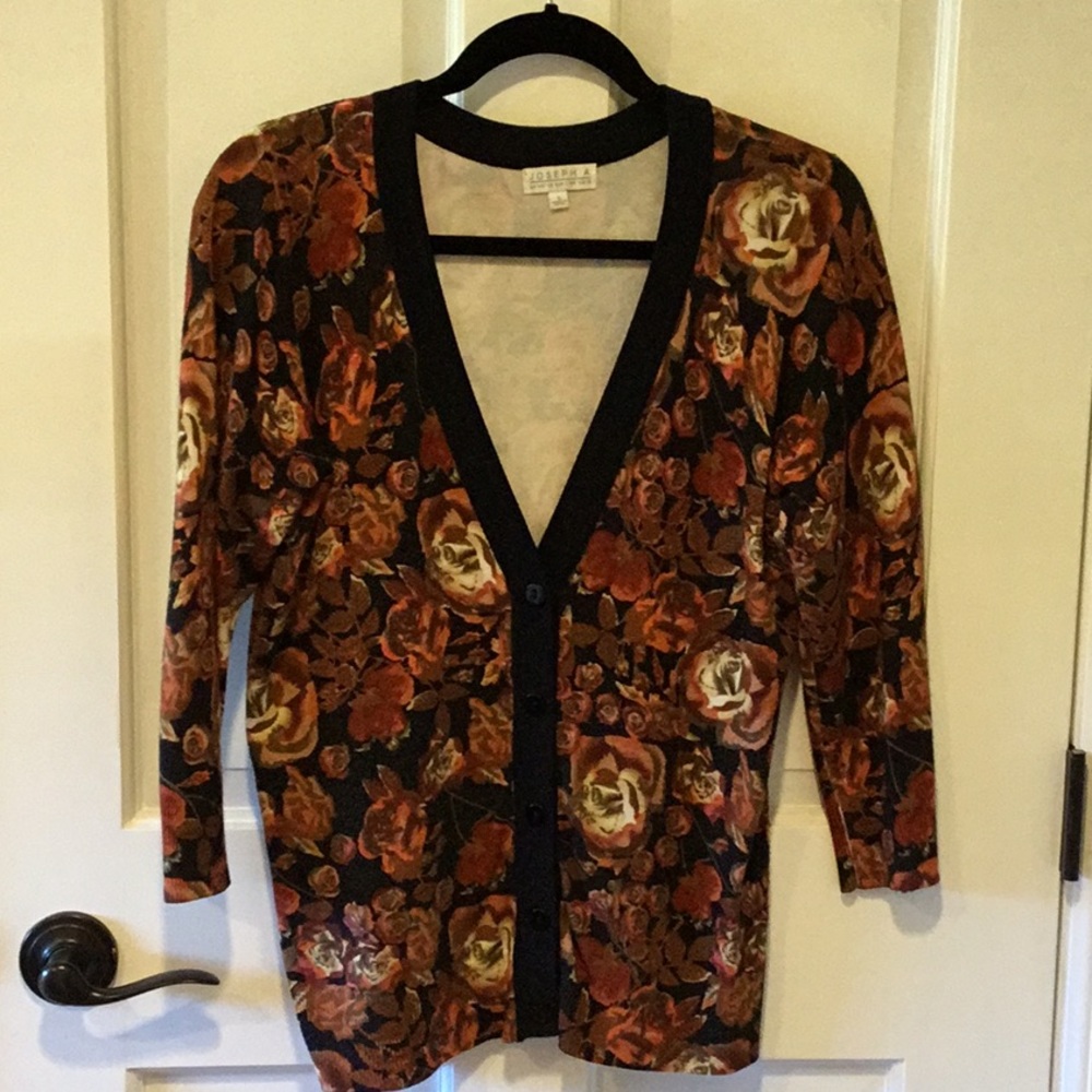 Rose Print Sweater